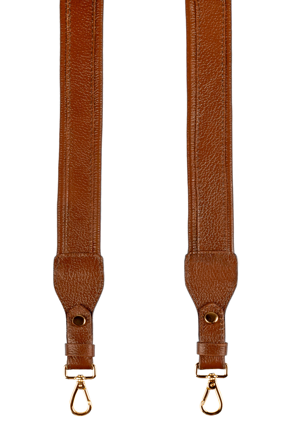 Alça de ombro larga em couro liso