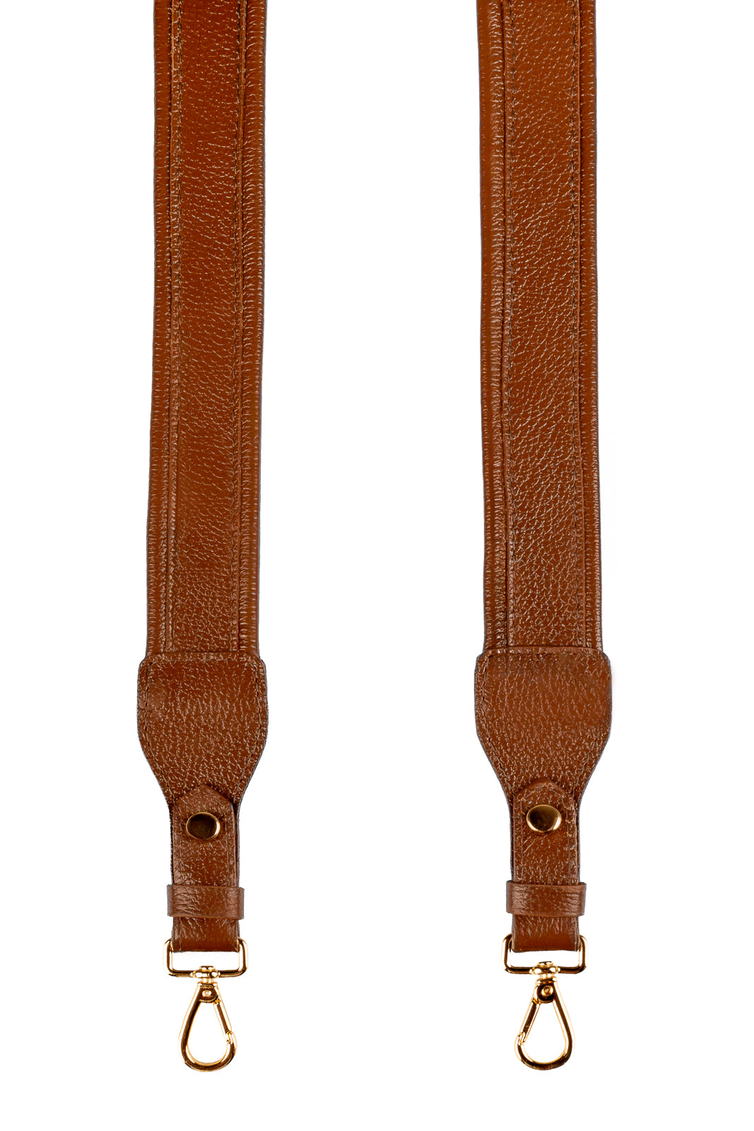 Alça de ombro larga em couro liso