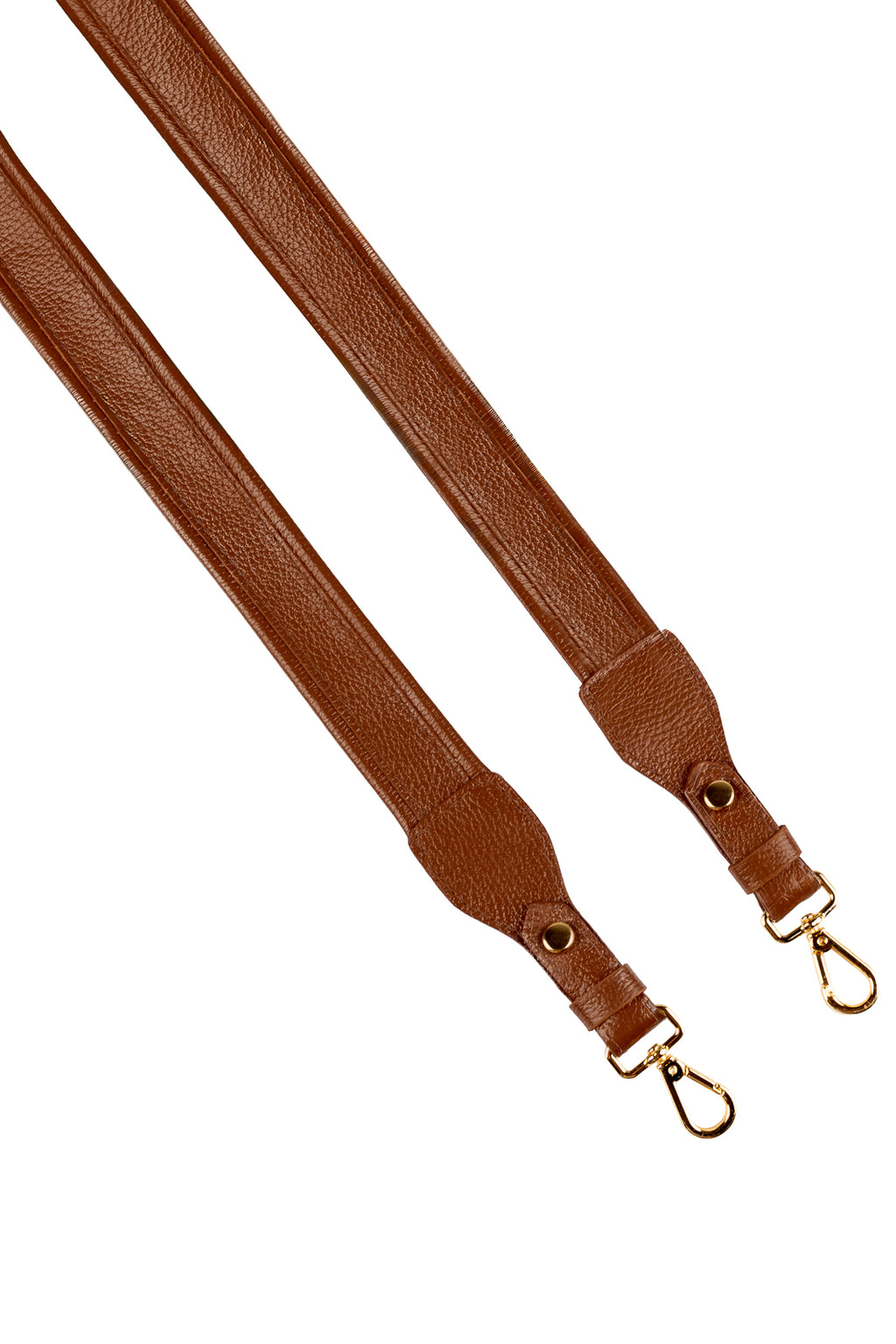 Alça de ombro larga em couro liso