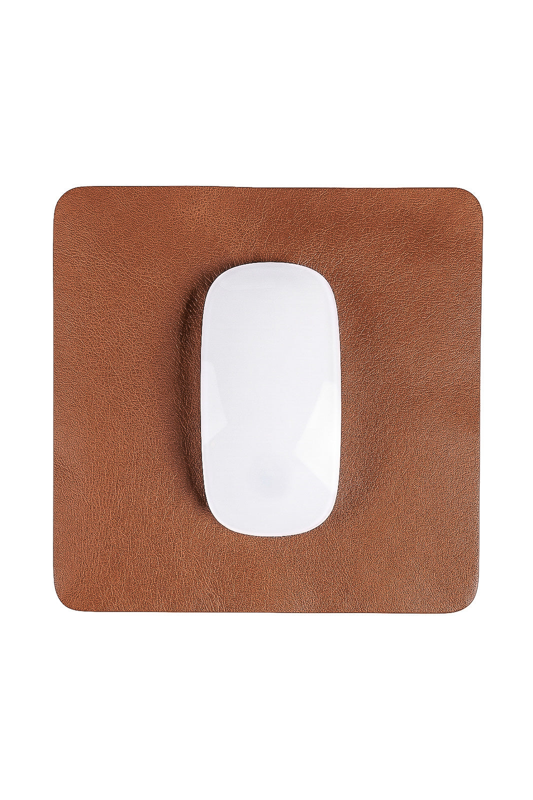 Mouse pad Médio 20x20 em couro liso Segno