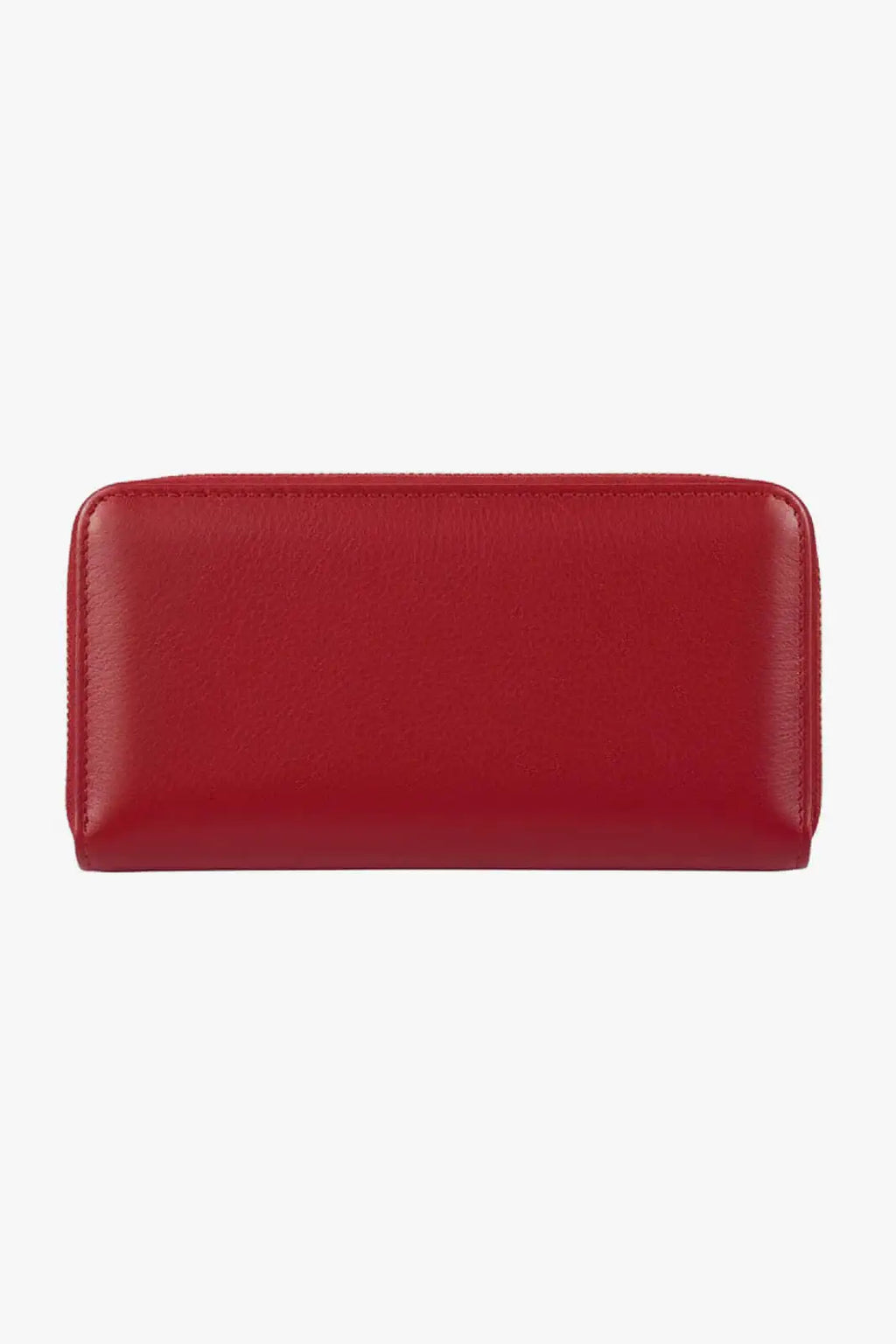 Carteira feminina de couro liso Cindy 9,5x19cm - Enluaze