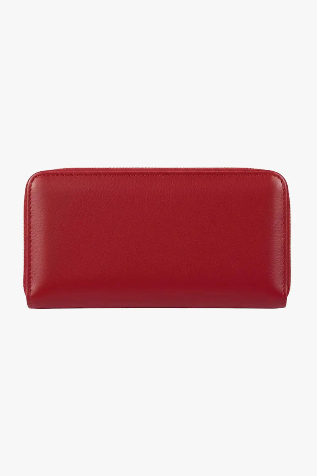 Carteira feminina de couro liso Cindy 9,5x19cm - Enluaze