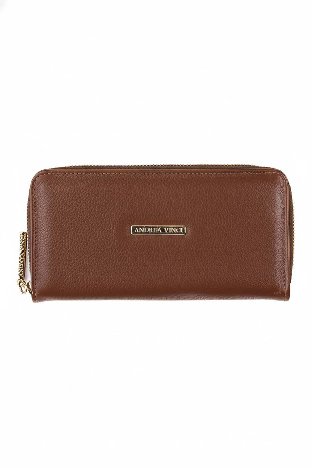 Carteira feminina de couro liso Bonny 10x19cm - Enluaze