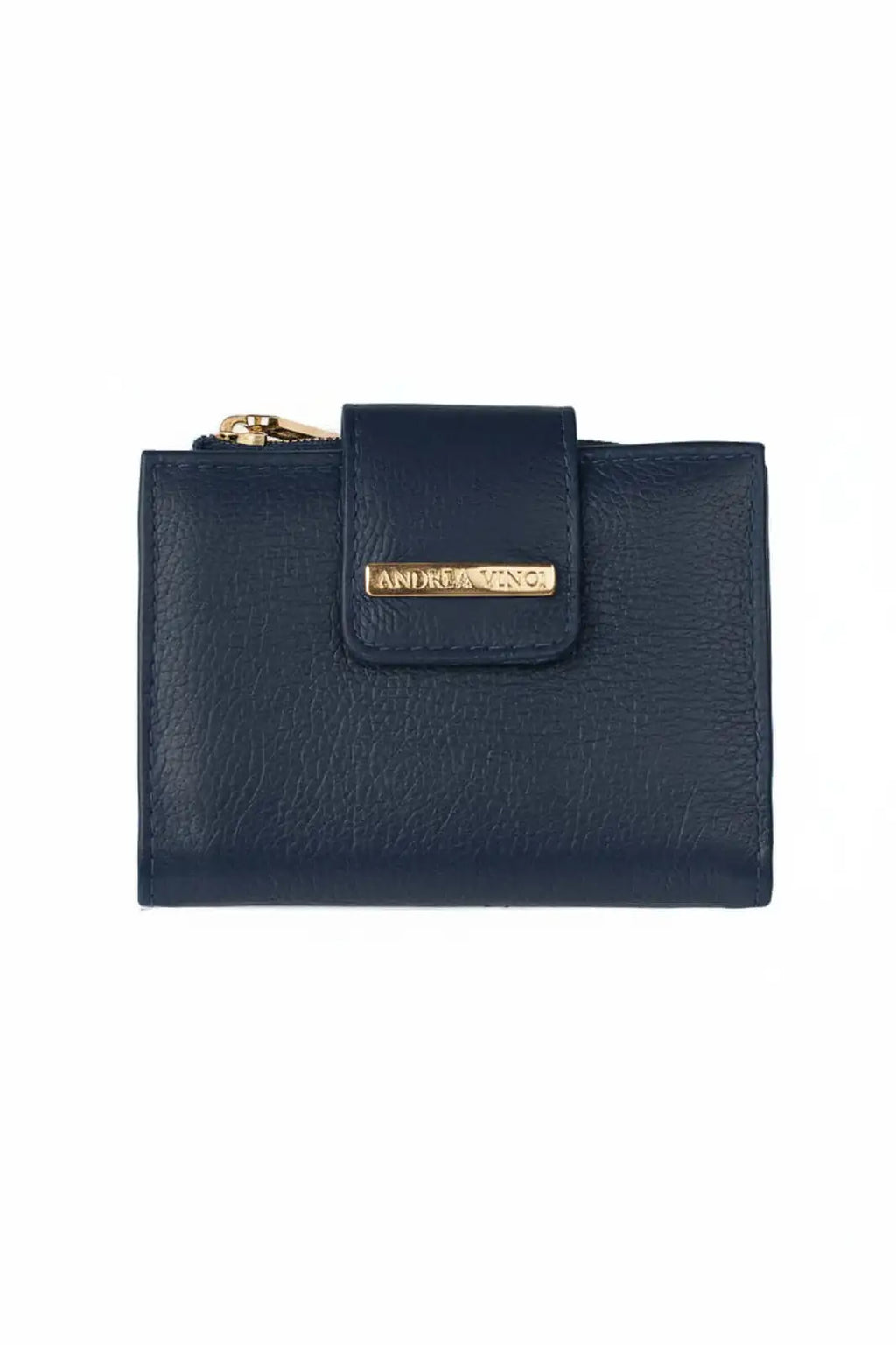 Carteira feminina de couro liso Linna 11x13cm - Enluaze