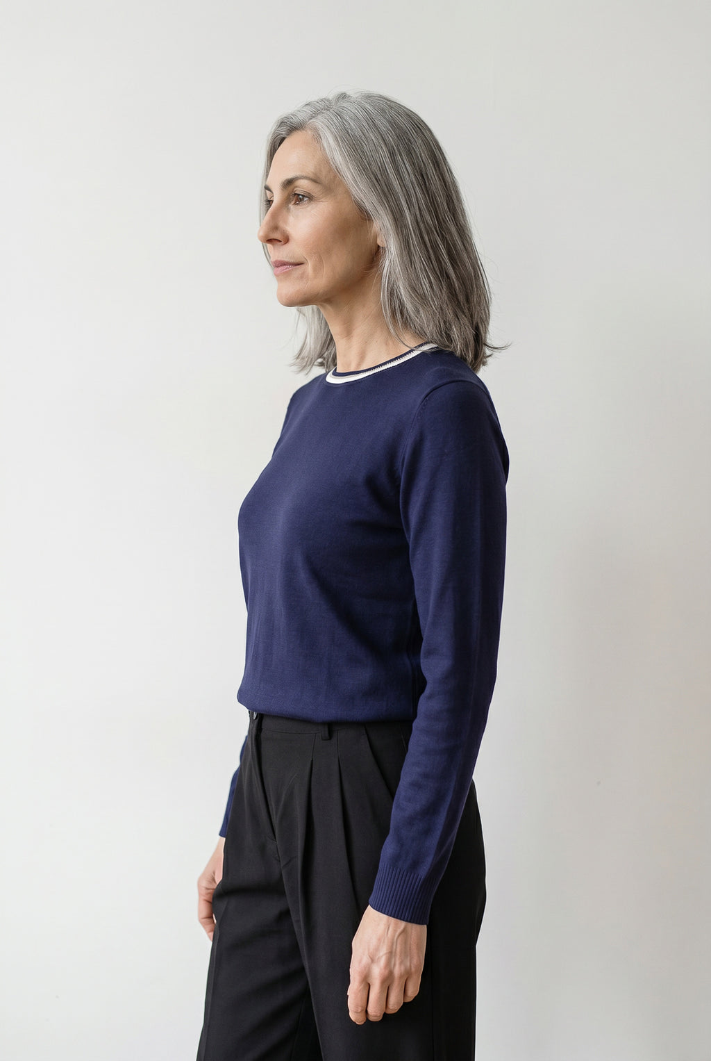 Blusa de malha manga longa 60007