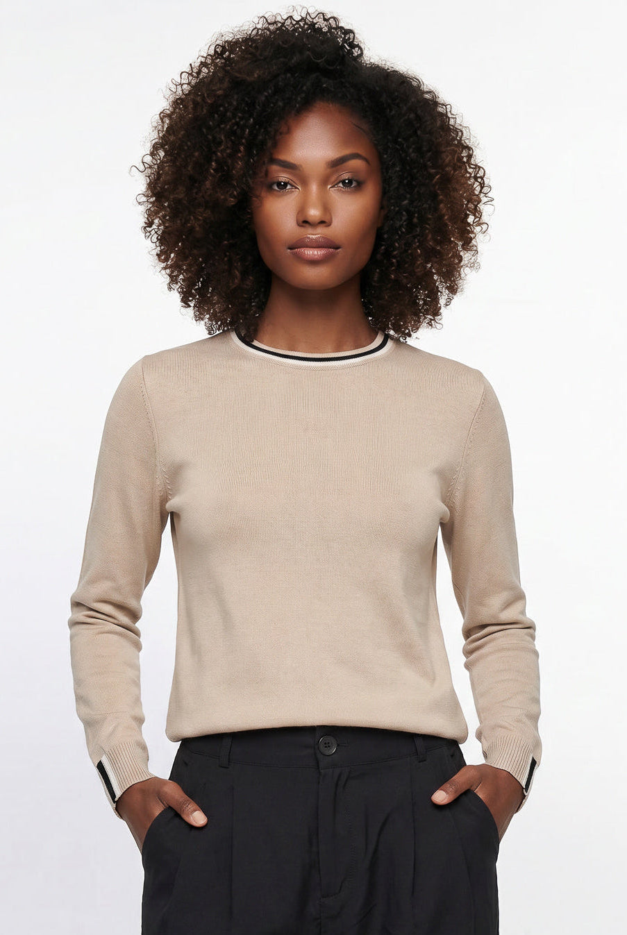 Blusa de malha manga longa 60007