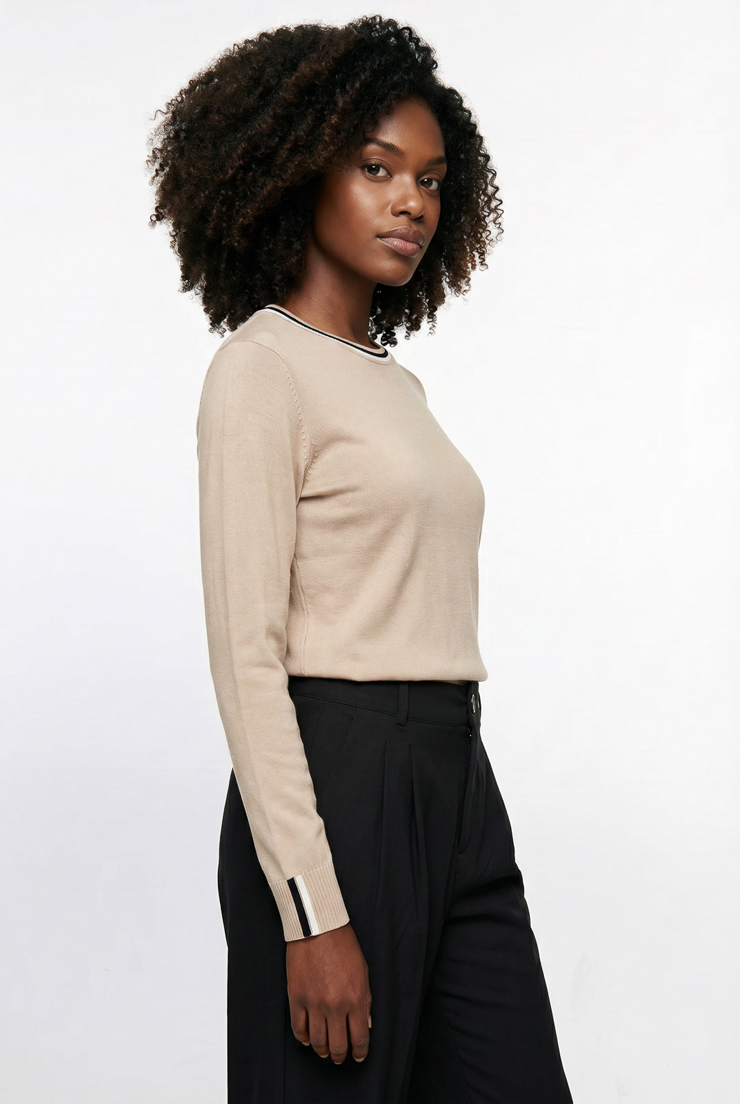 Blusa de malha manga longa 60007