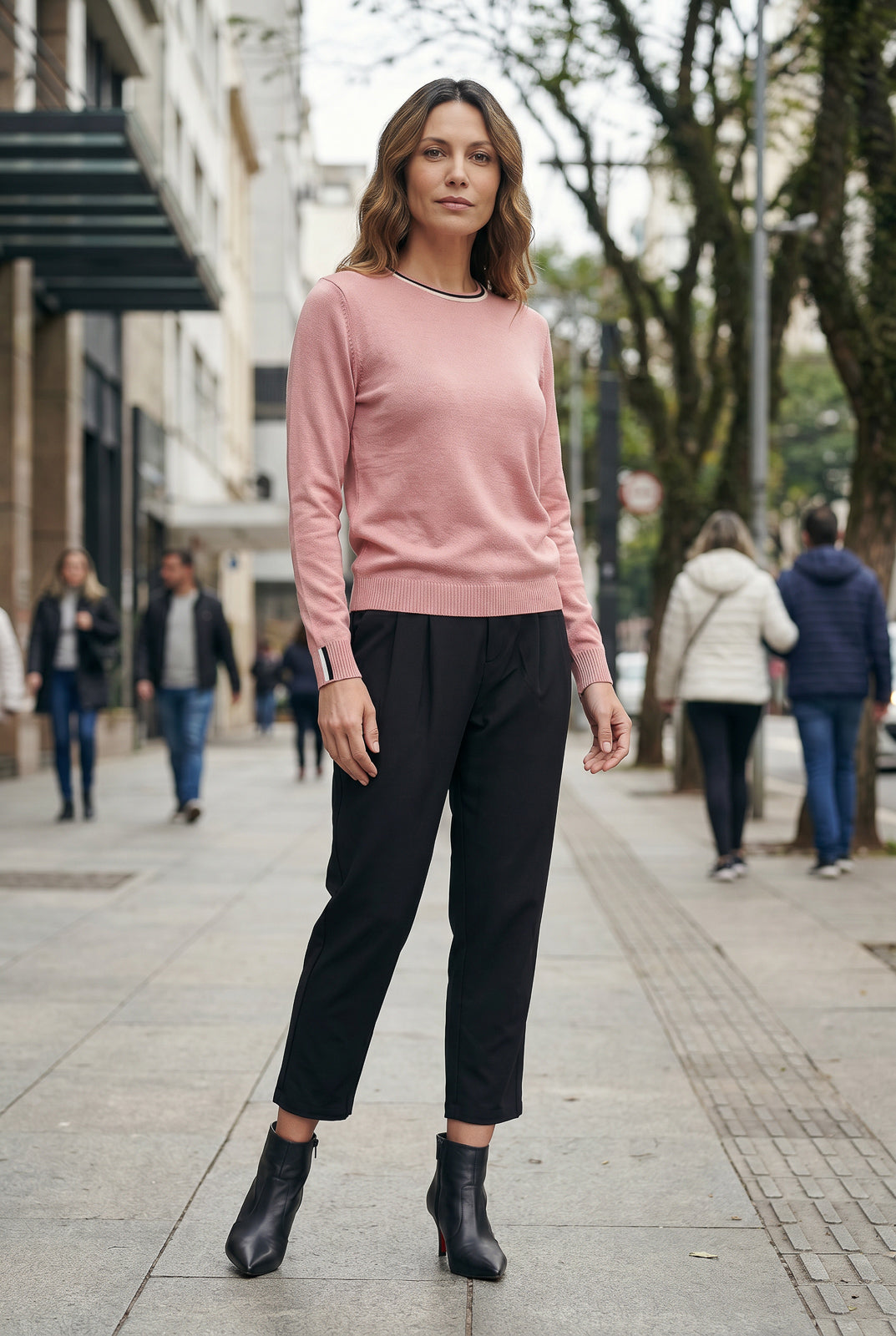 Blusa de malha manga longa 60007