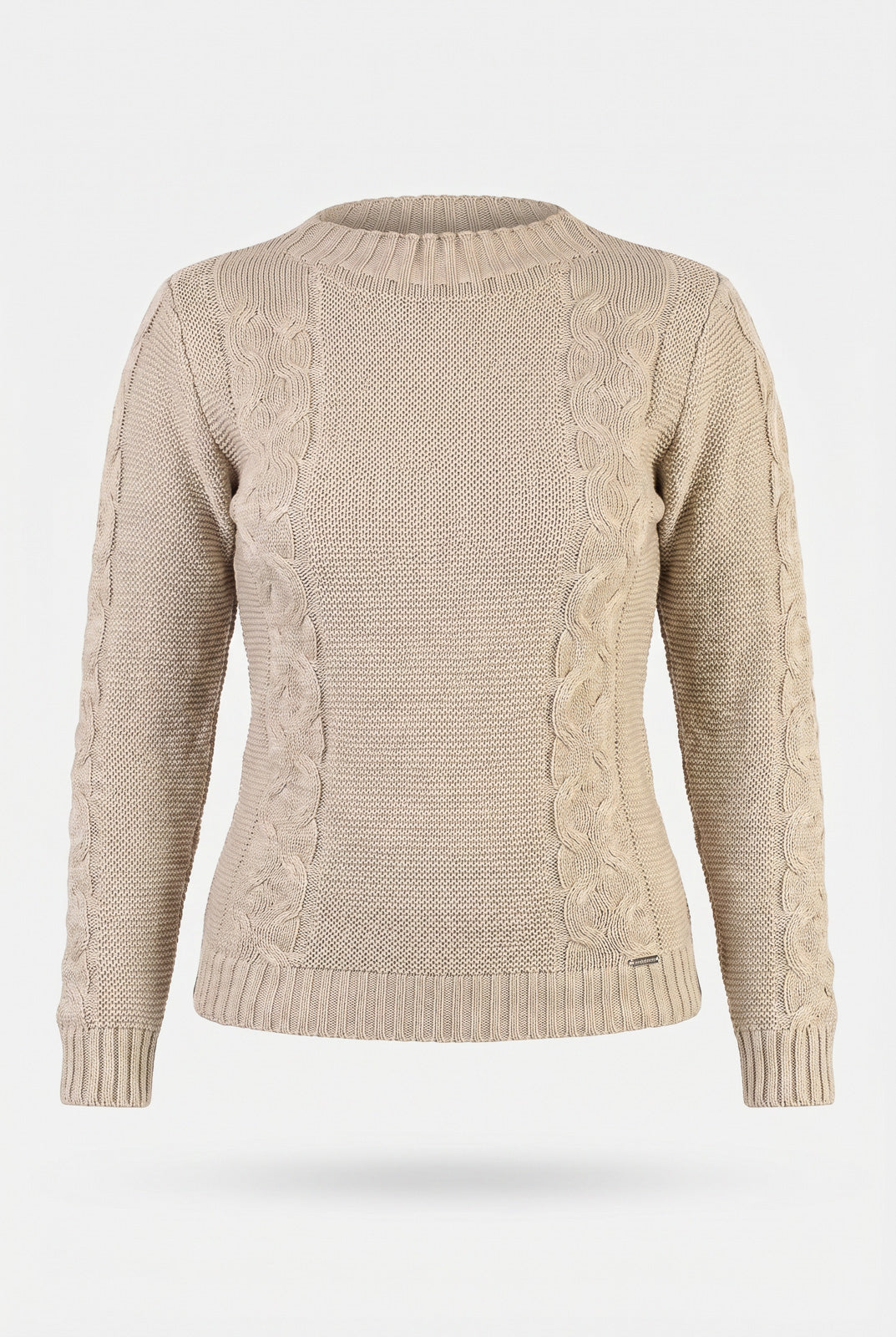 Blusão de tricô feminino com tranças 60008