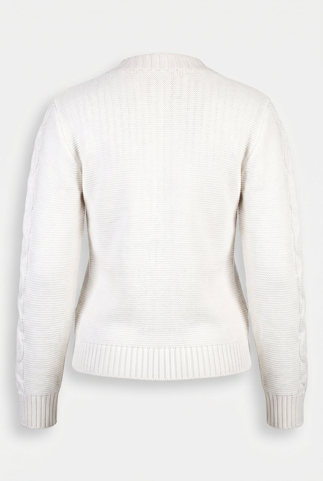 Blusão de tricô feminino com tranças 60008