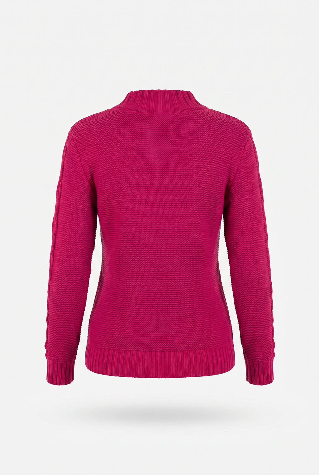 Blusão de tricô feminino com tranças 60008