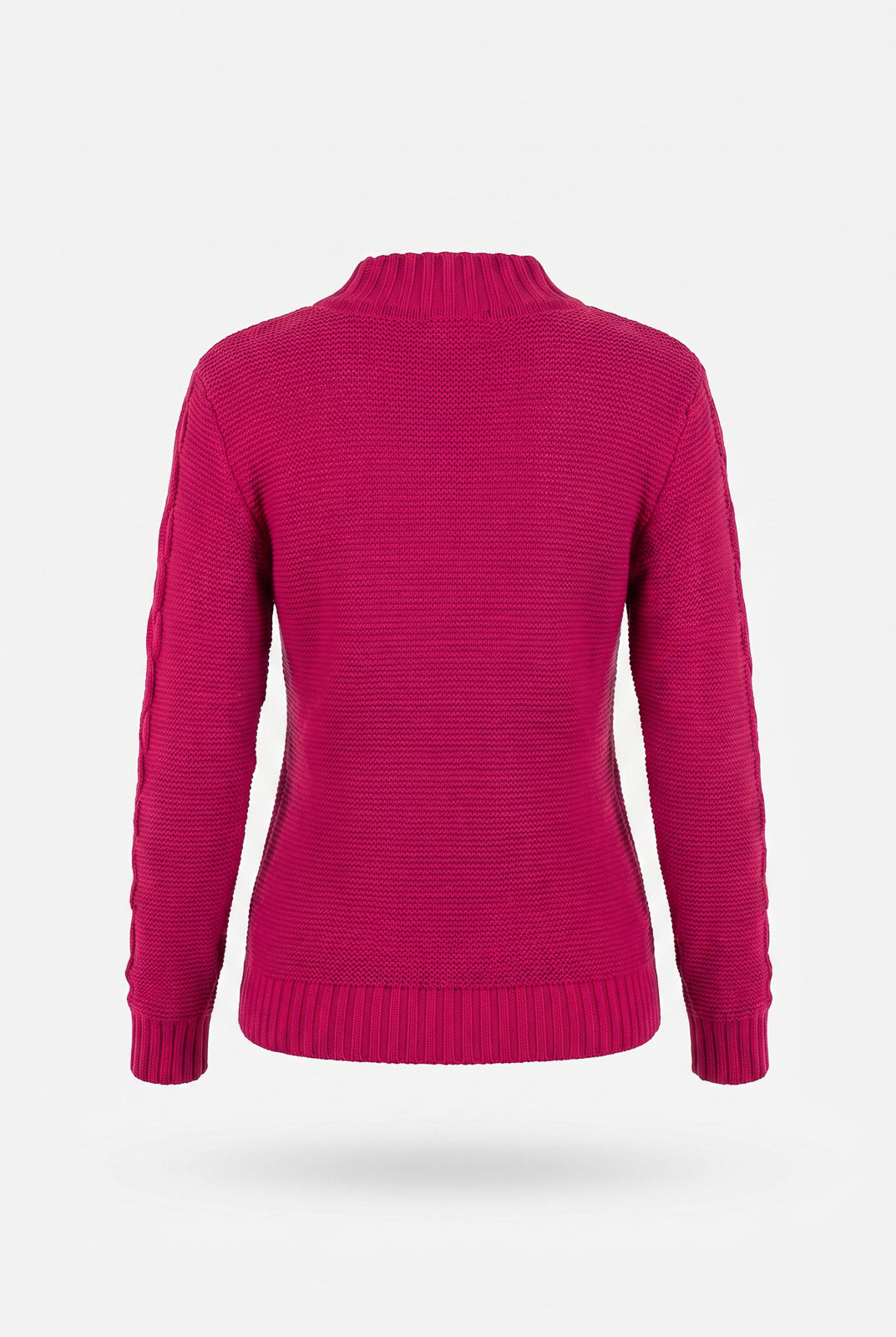 Blusão de tricô feminino com tranças 60008