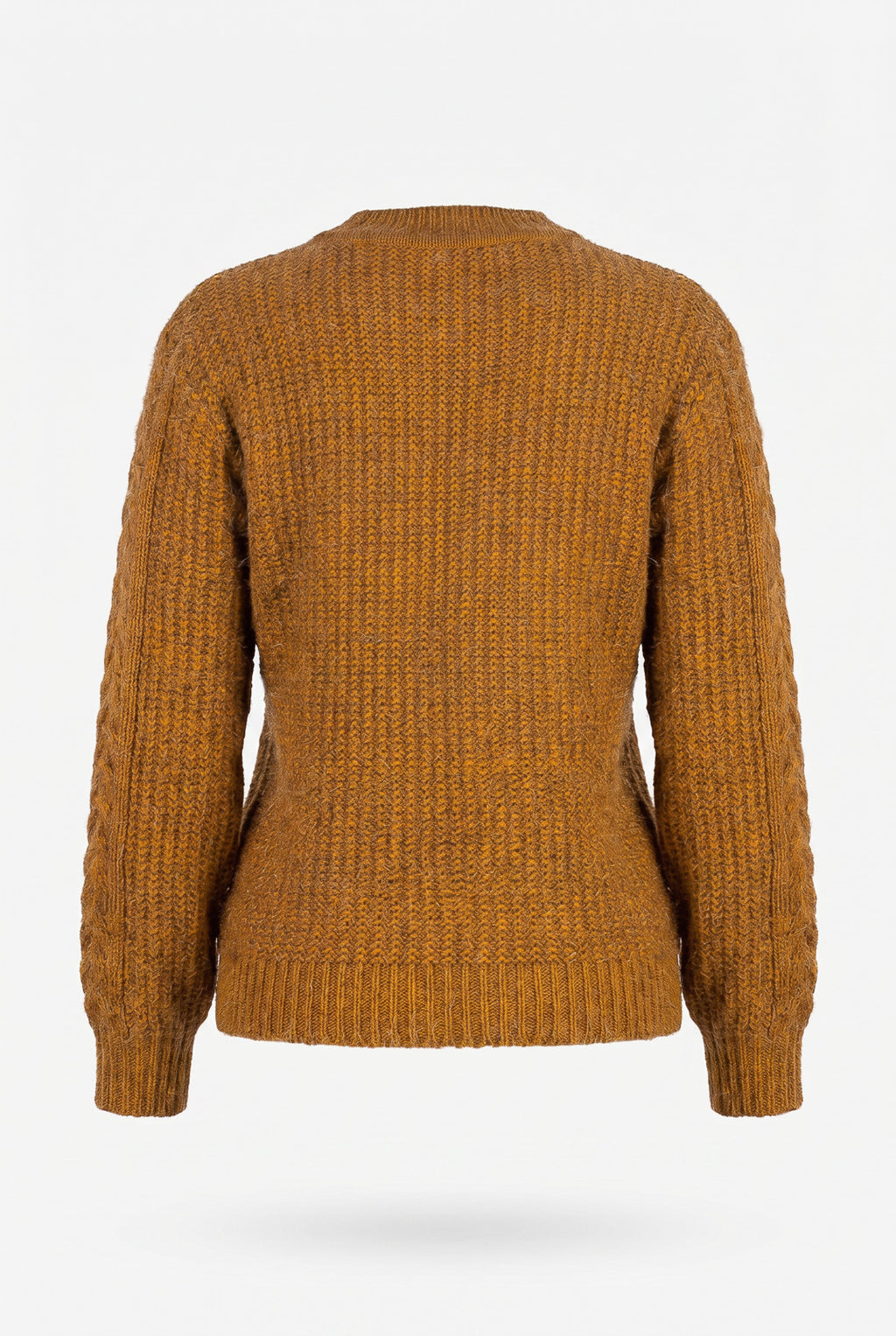 Blusão de tricô feminino gola redonda 60010