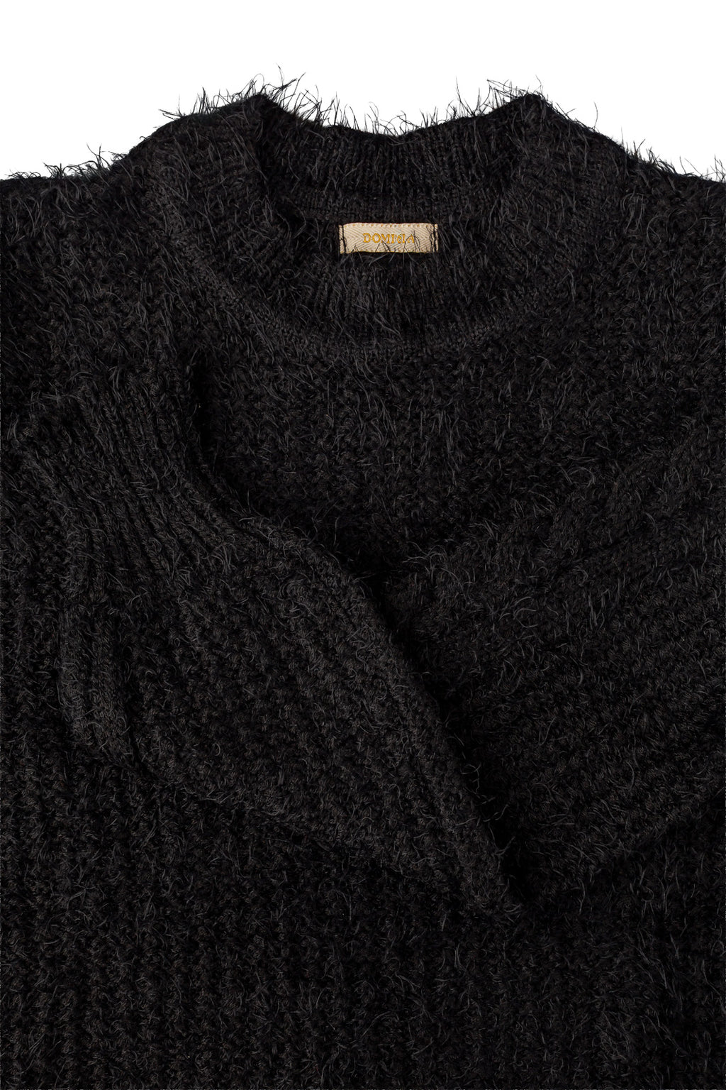 Blusão de tricô feminino gola redonda 60010