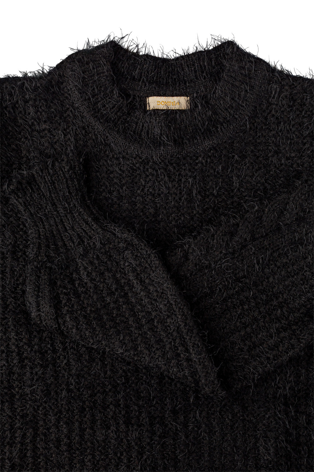 Blusão de tricô feminino gola redonda 60010