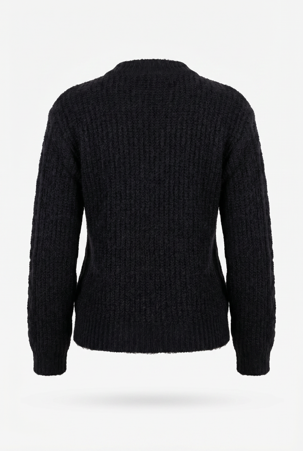 Blusão de tricô feminino gola redonda 60010
