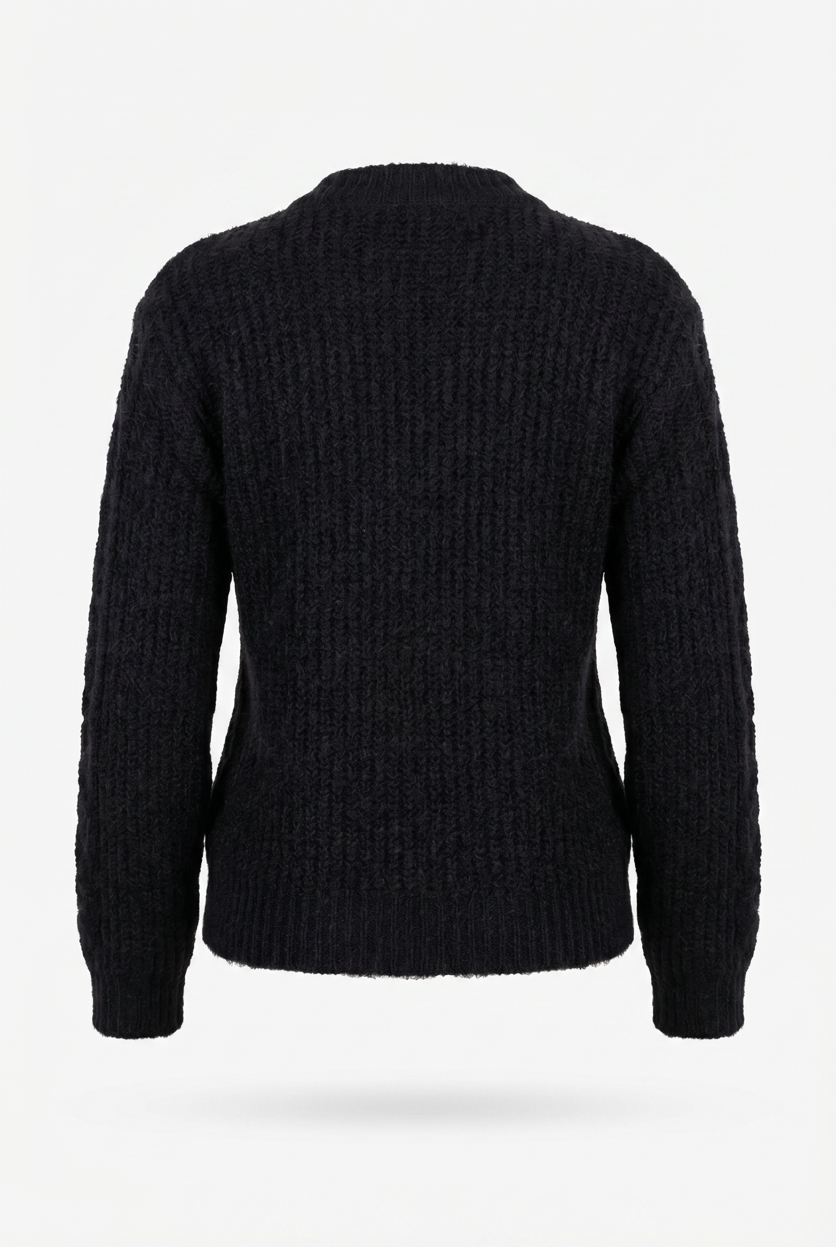Blusão de tricô feminino gola redonda 60010