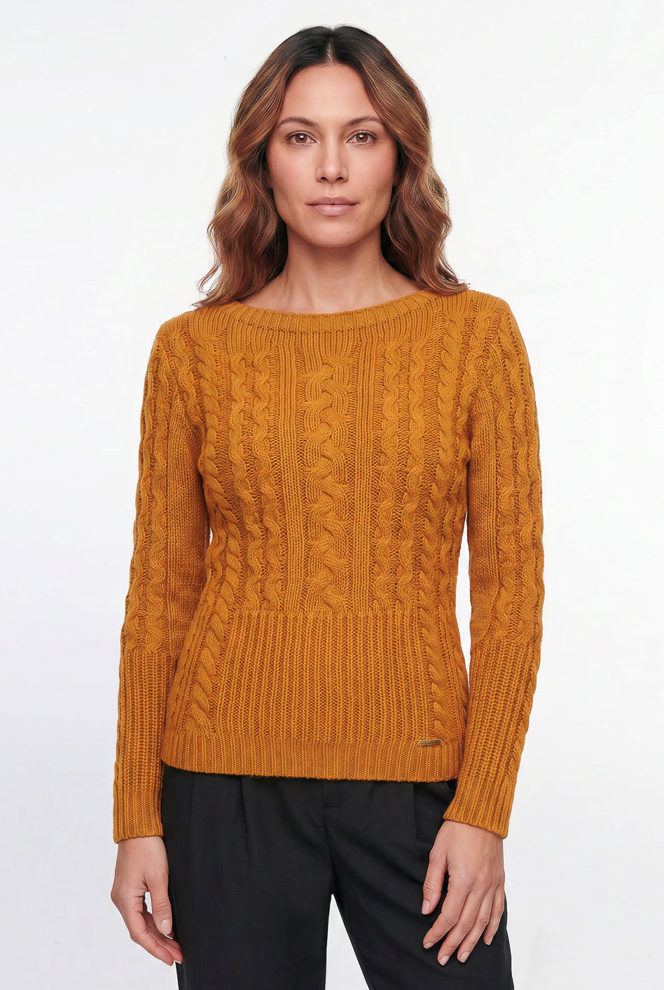 Blusa feminina de tricô gola canoa 60016