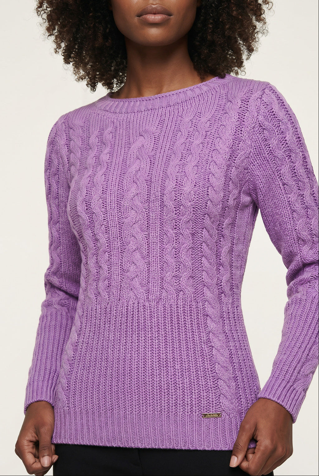 Blusa feminina de tricô gola canoa 60016
