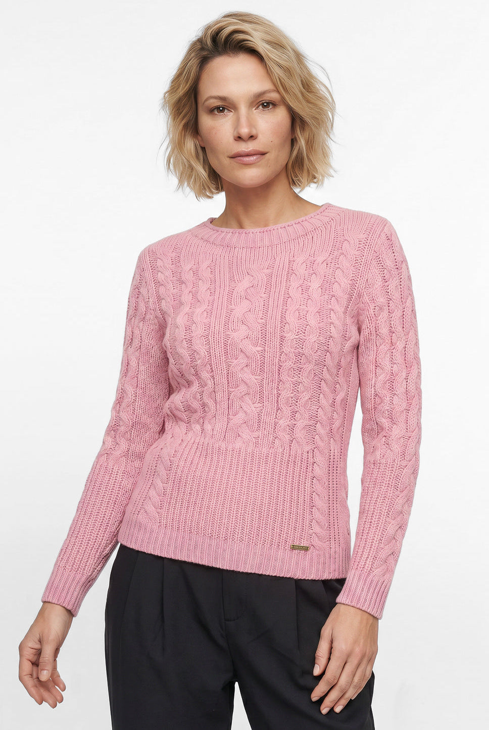 Blusa feminina de tricô gola canoa 60016