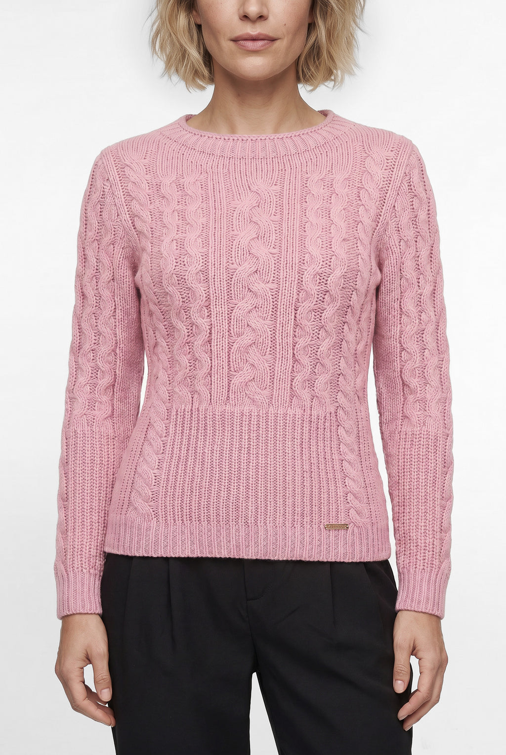 Blusa feminina de tricô gola canoa 60016