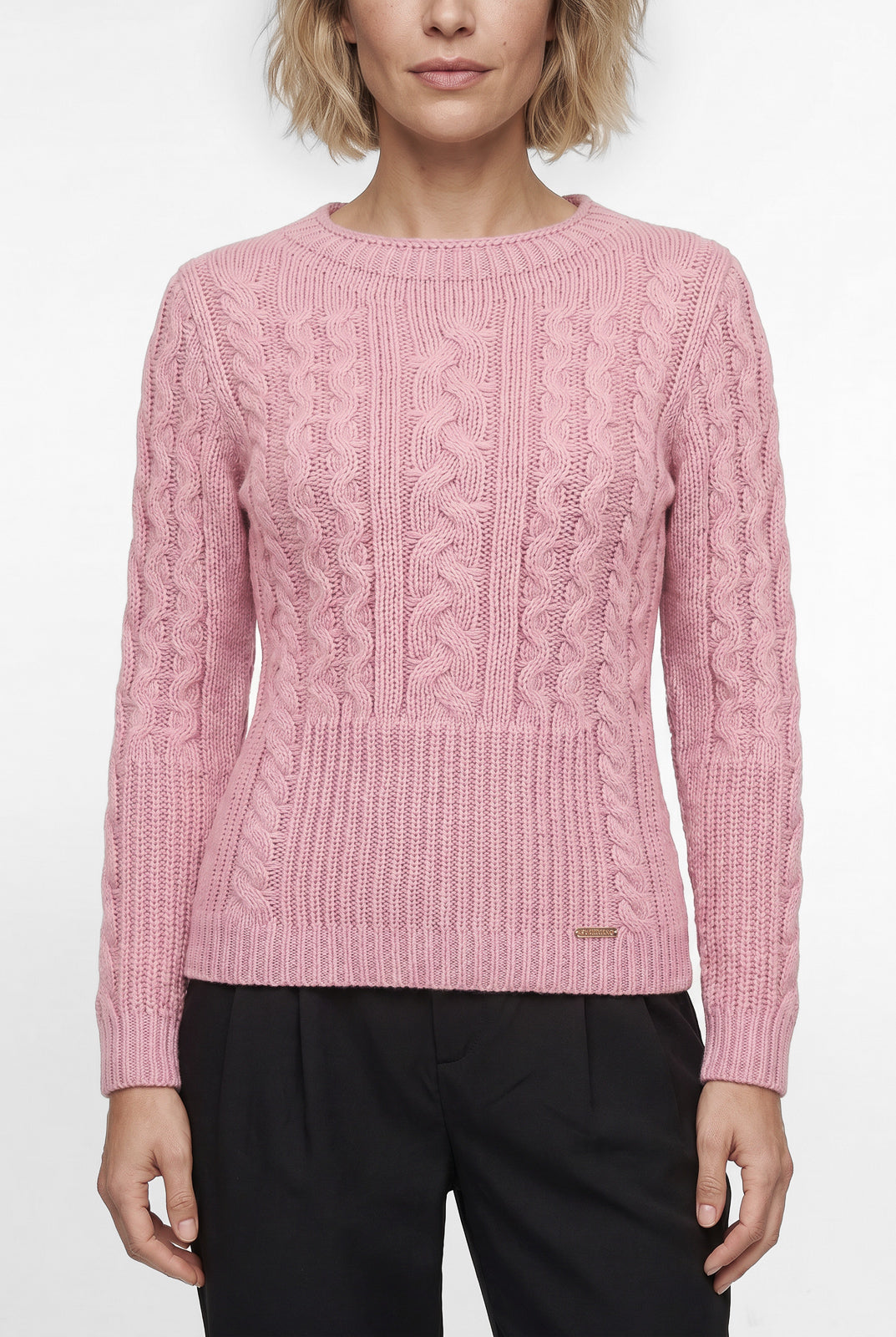 Blusa feminina de tricô gola canoa 60016