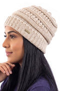 Gorro de tricô inverno feminino 60018