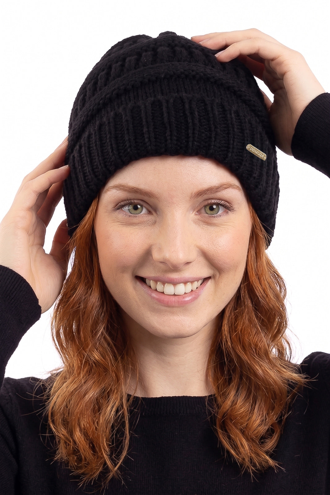 Gorro de tricô inverno feminino 60018