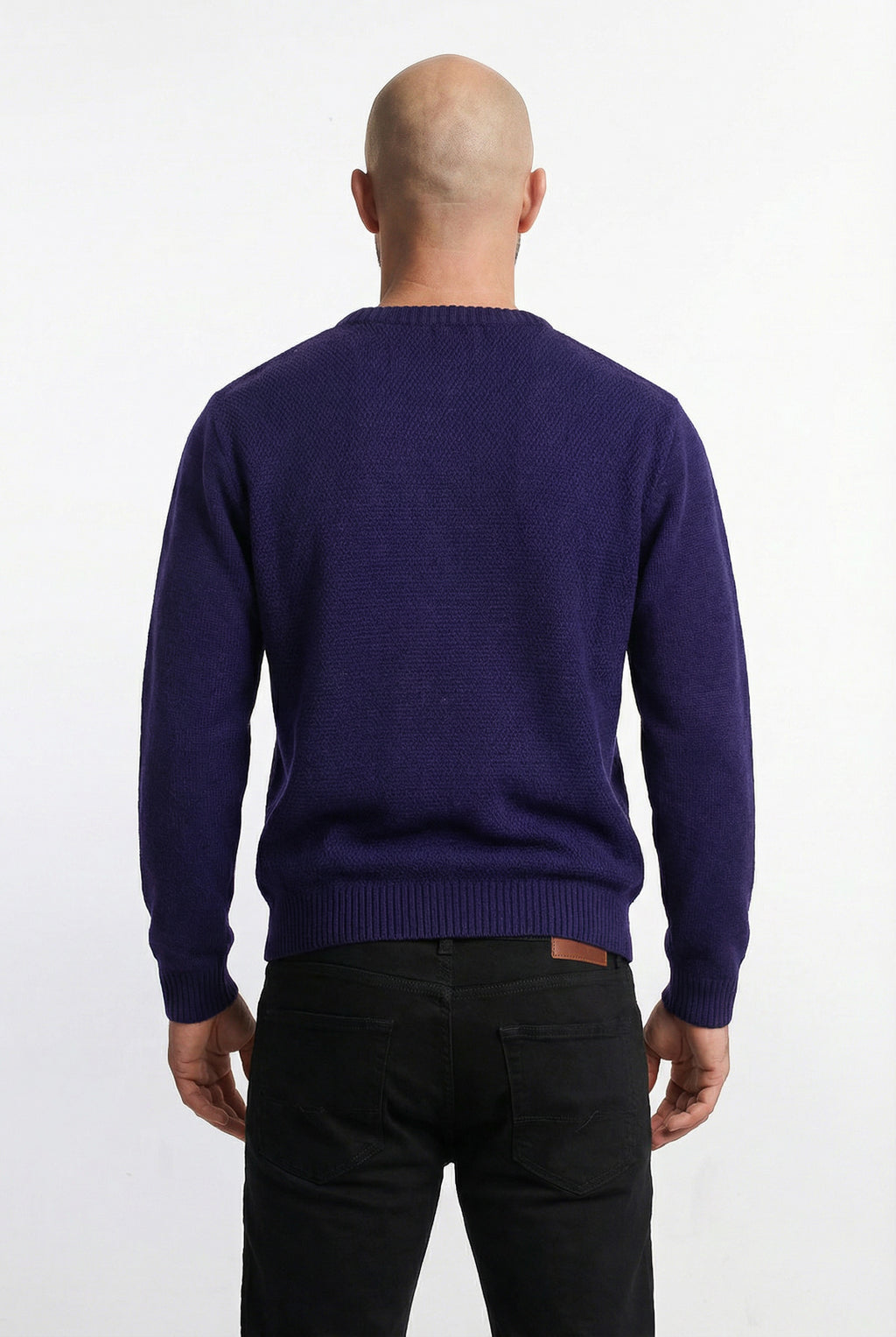 Blusão masculino de malha gola redonda 50003