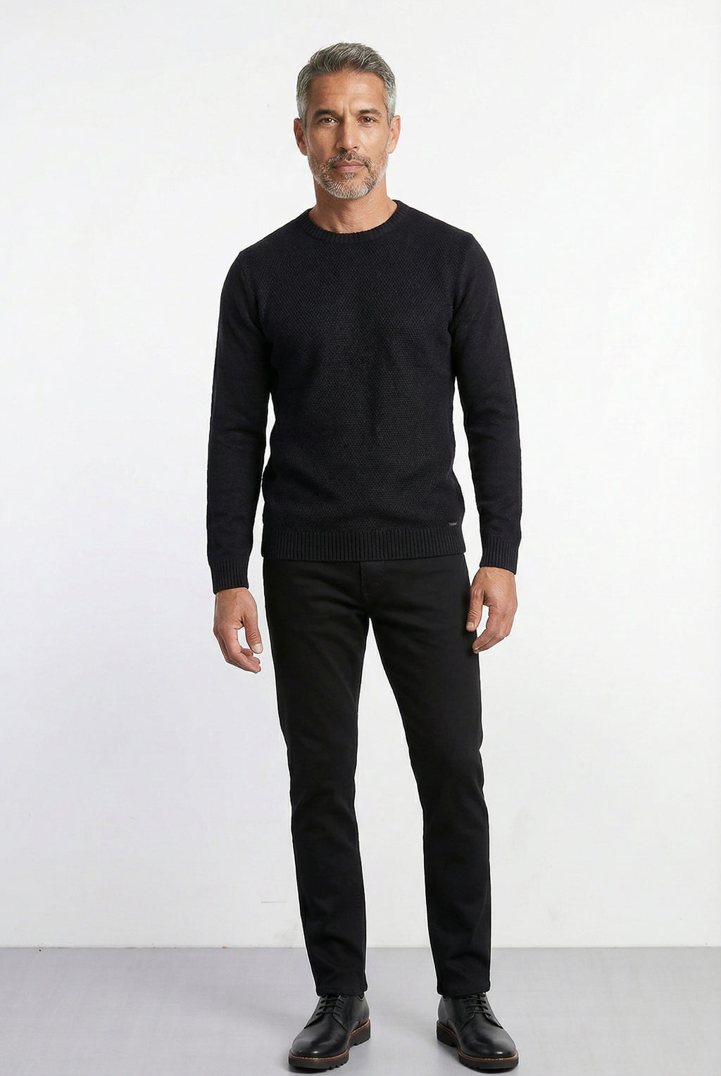 Blusão masculino de malha gola redonda 50003