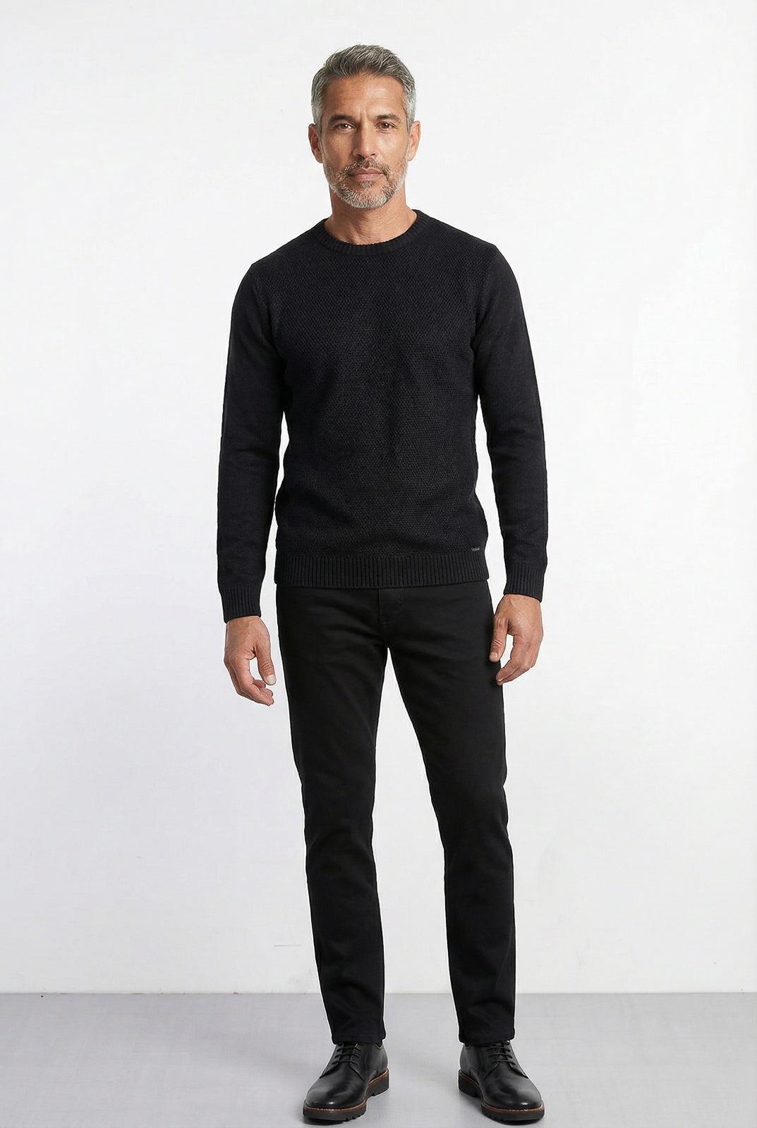 Blusão masculino de malha gola redonda 50003