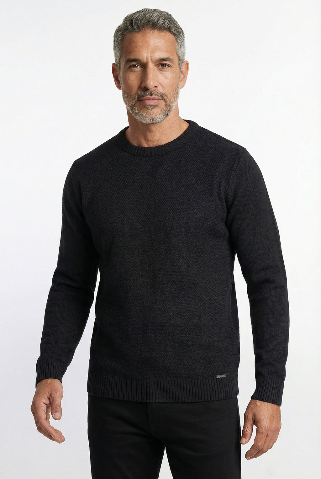 Blusão masculino de malha gola redonda 50003