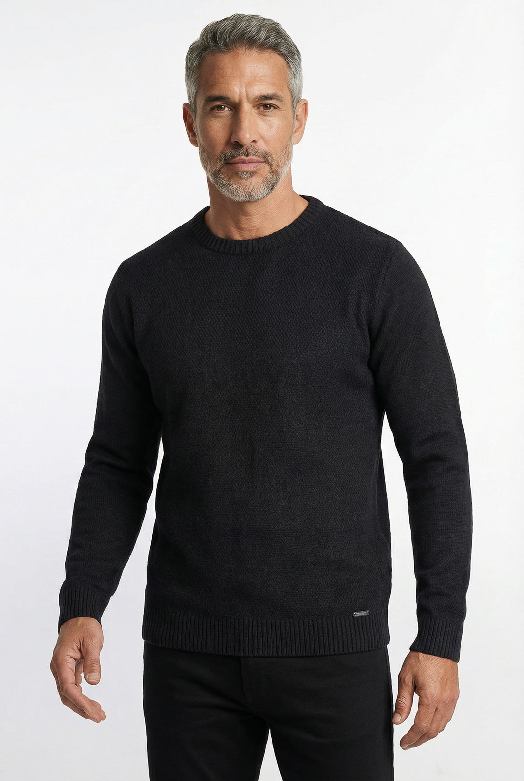 Blusão masculino de malha gola redonda 50003