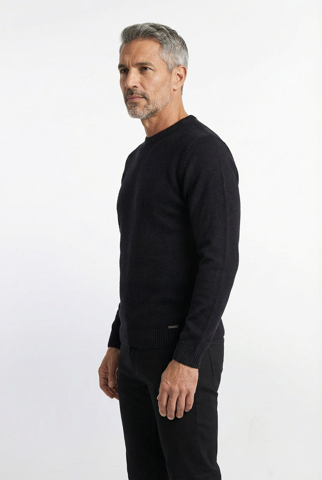 Blusão masculino de malha gola redonda 50003