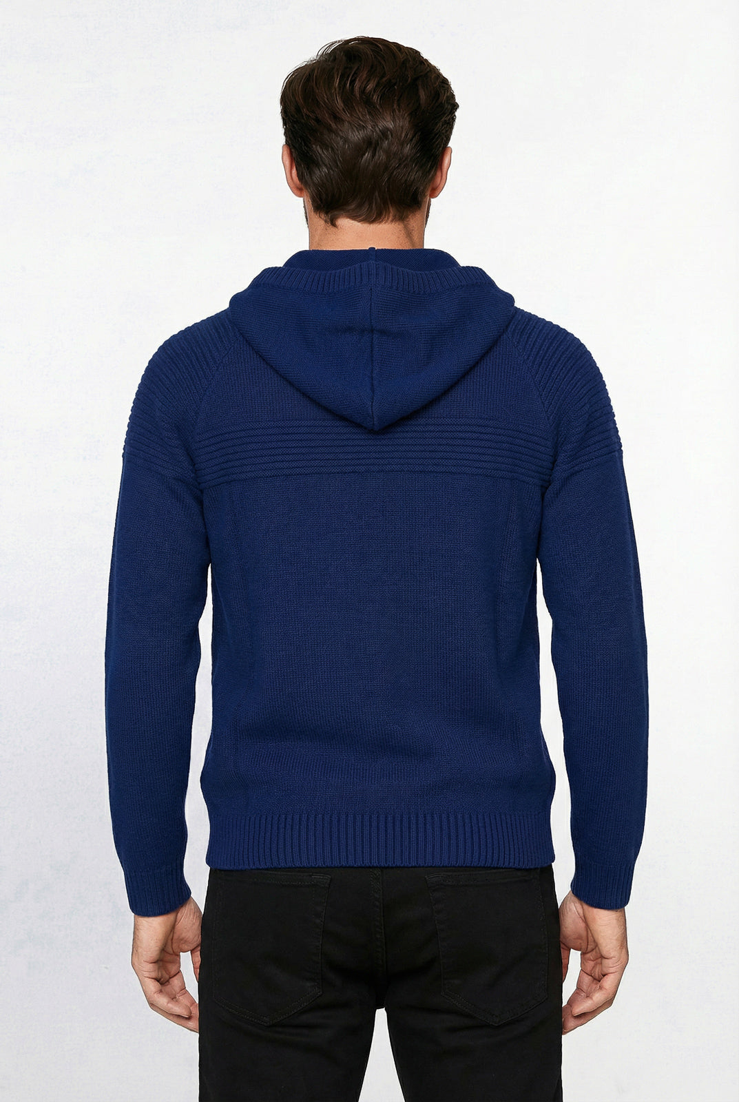 Jaqueta de malha manga raglan 50005