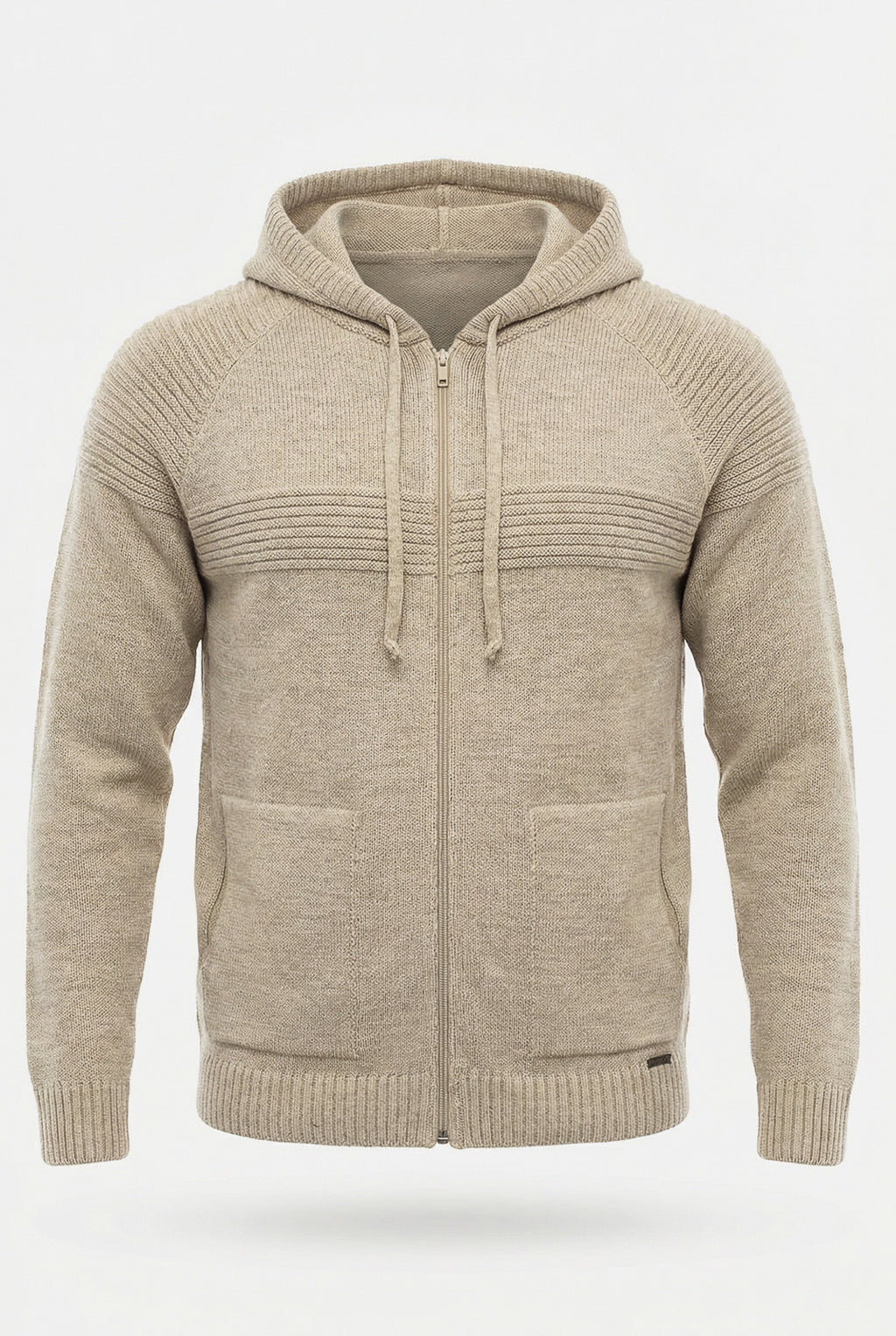 Jaqueta de malha manga raglan 50005