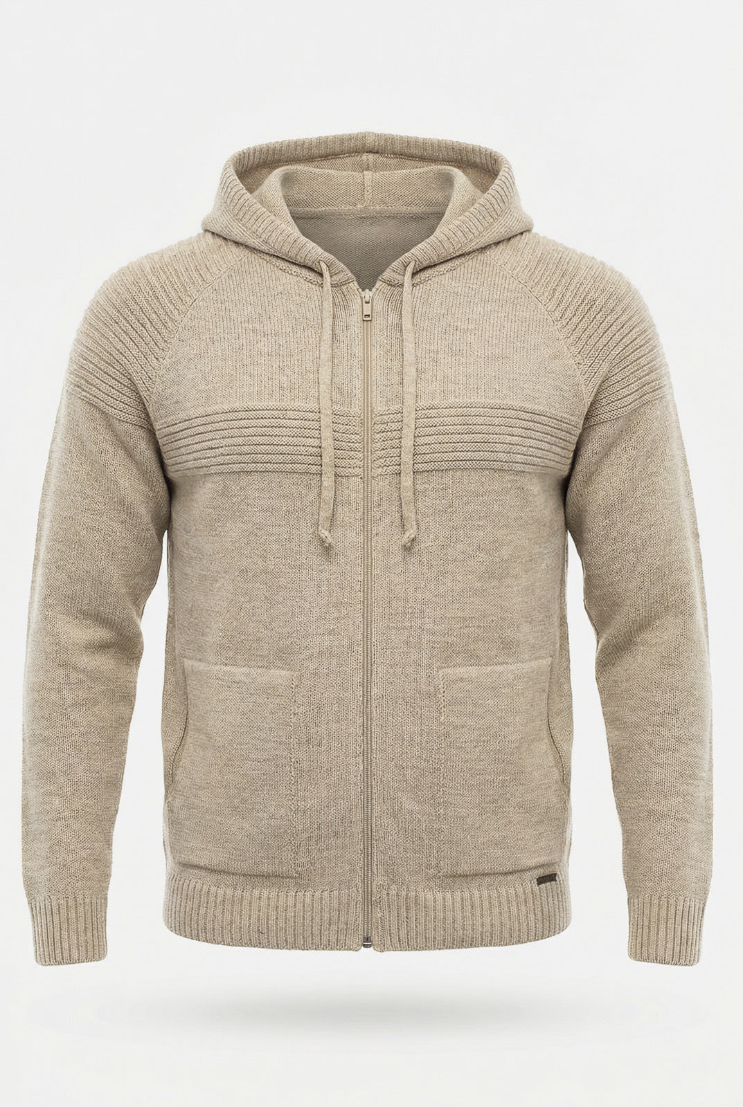 Jaqueta de malha manga raglan 50005