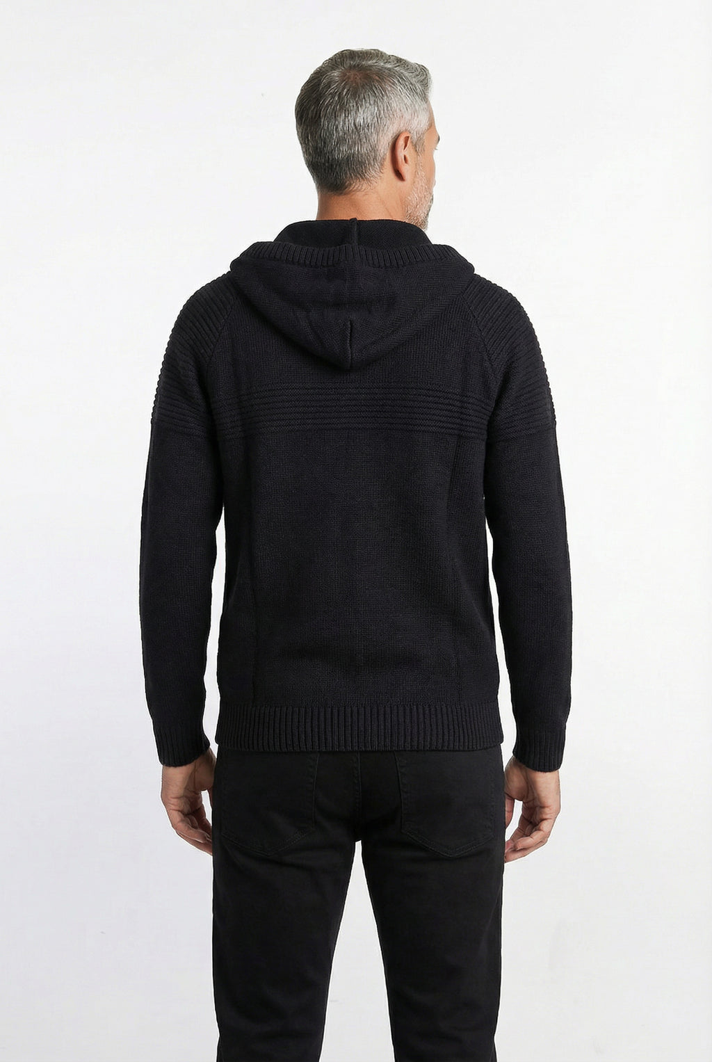 Jaqueta de malha manga raglan 50005