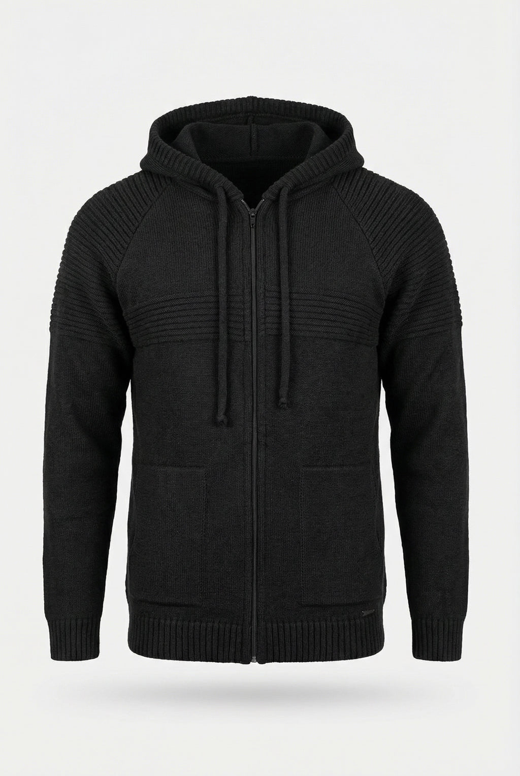 Jaqueta de malha manga raglan 50005