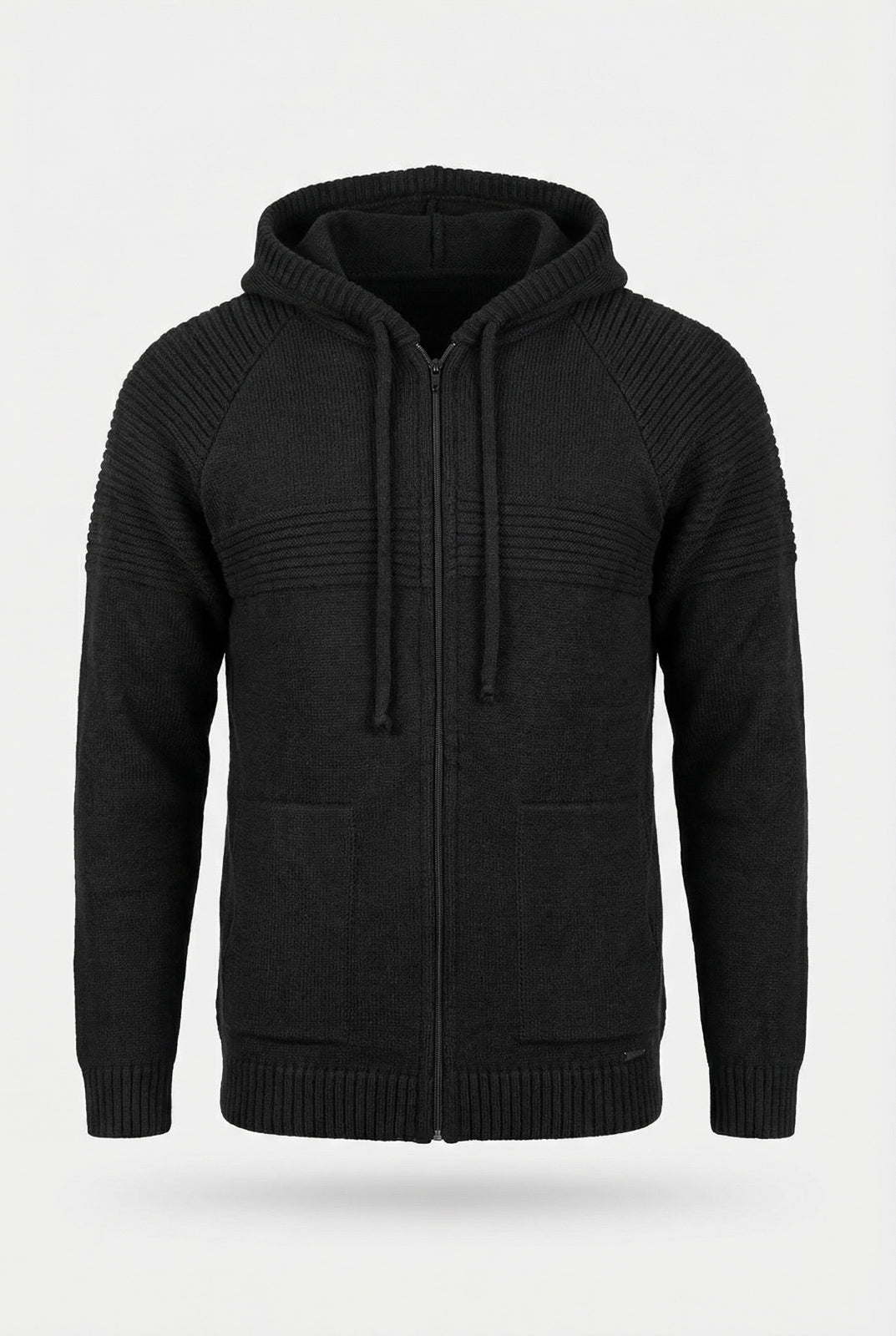 Jaqueta de malha manga raglan 50005