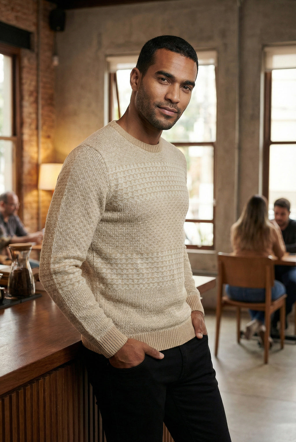 Blusão de malha masculino 50006