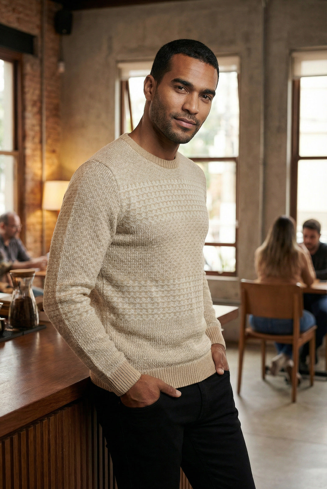 Blusão de malha masculino 50006