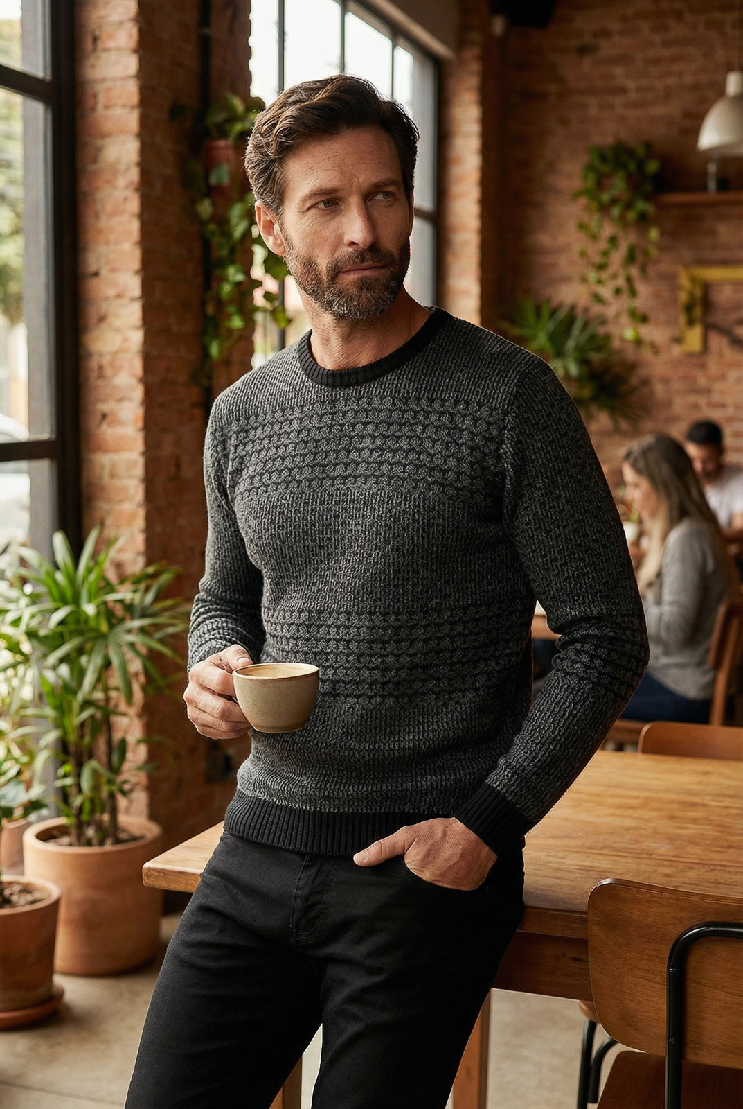 Blusão de malha masculino 50006