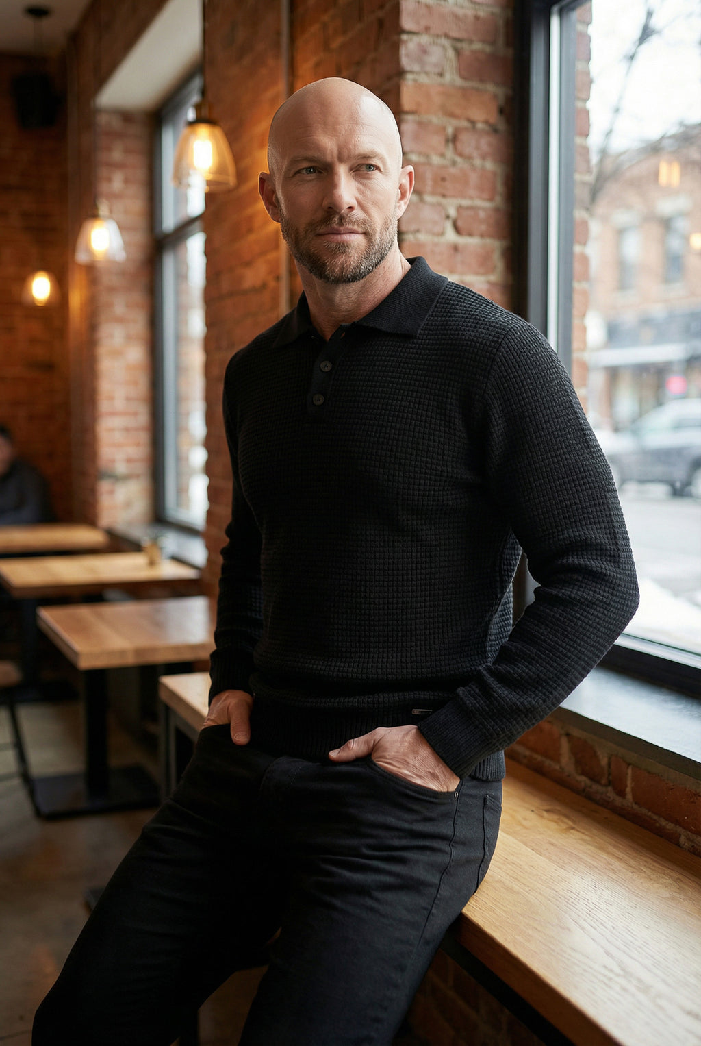 Blusão de malha masculino 50007