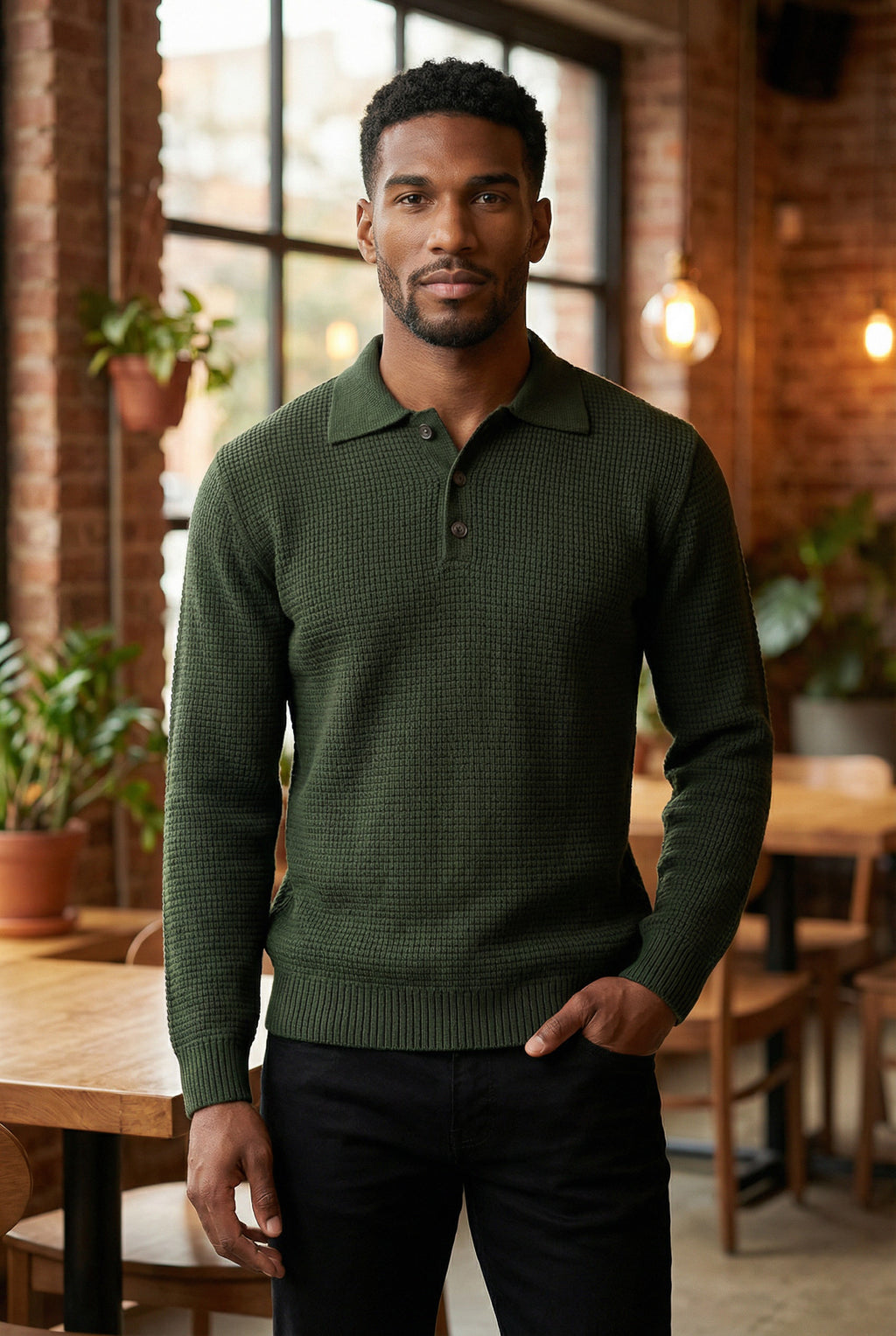 Blusão de malha masculino 50007