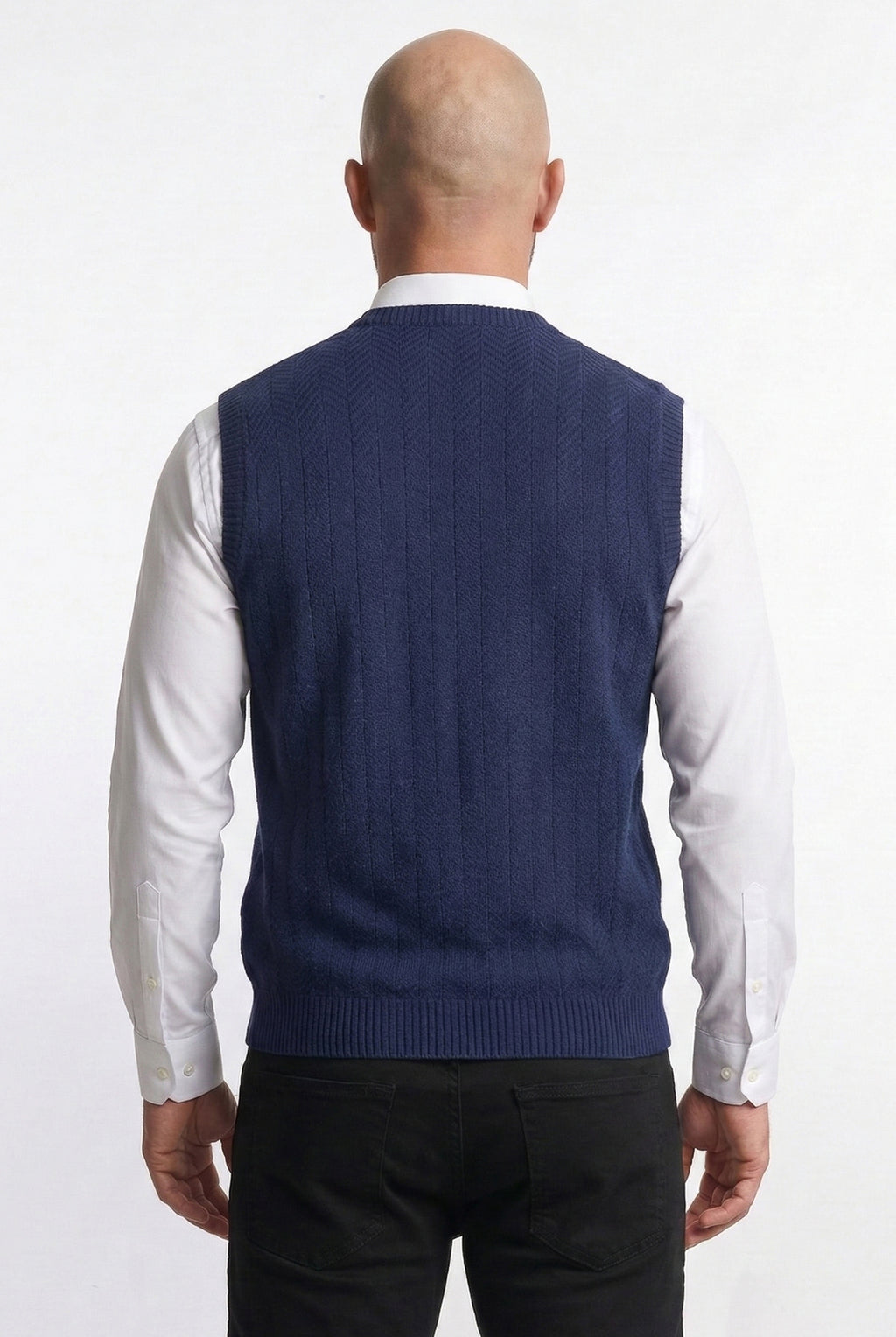 Colete de malha masculino 50009