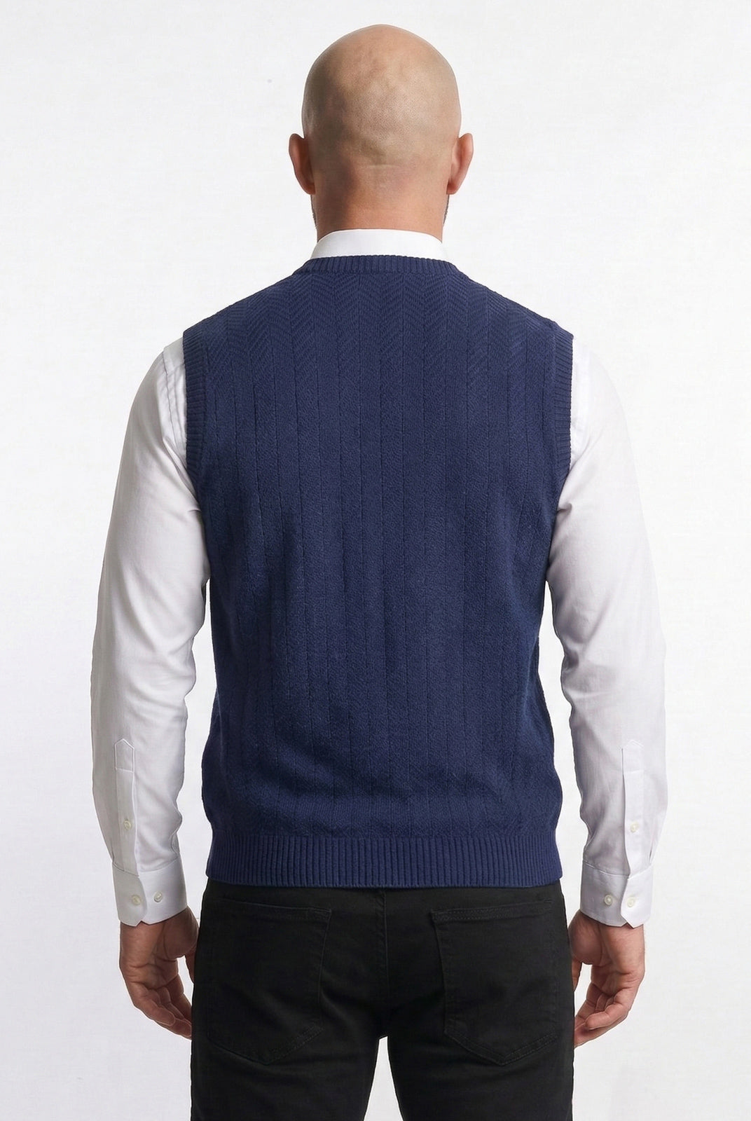 Colete de malha masculino 50009
