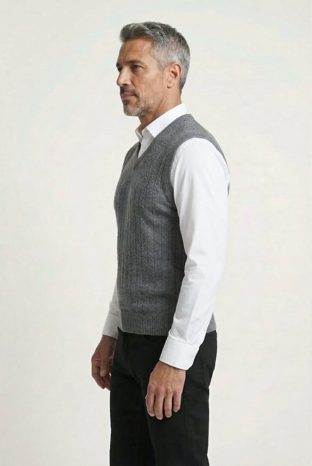 Colete de malha masculino 50009