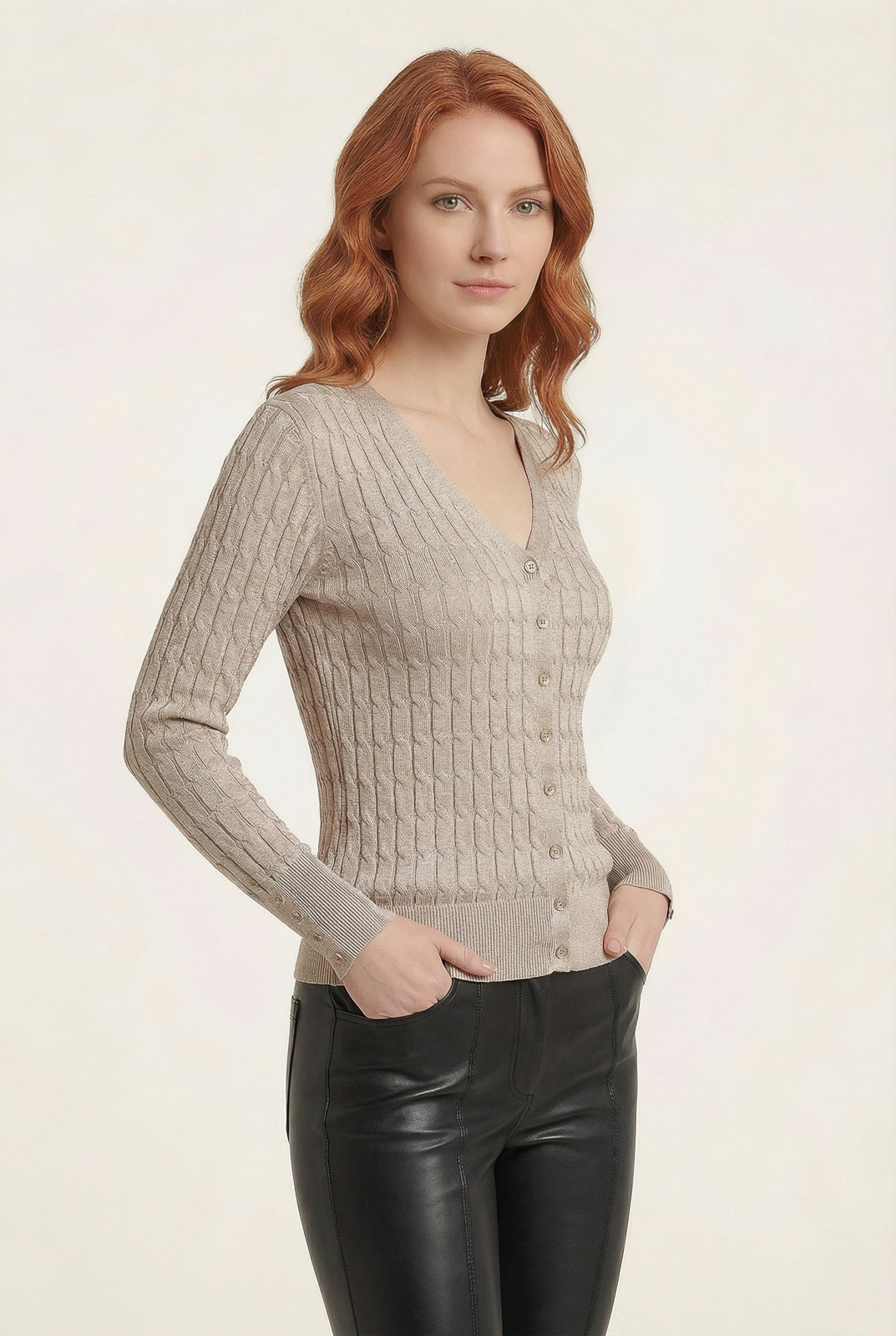 Casaco cardigan com botões 70870