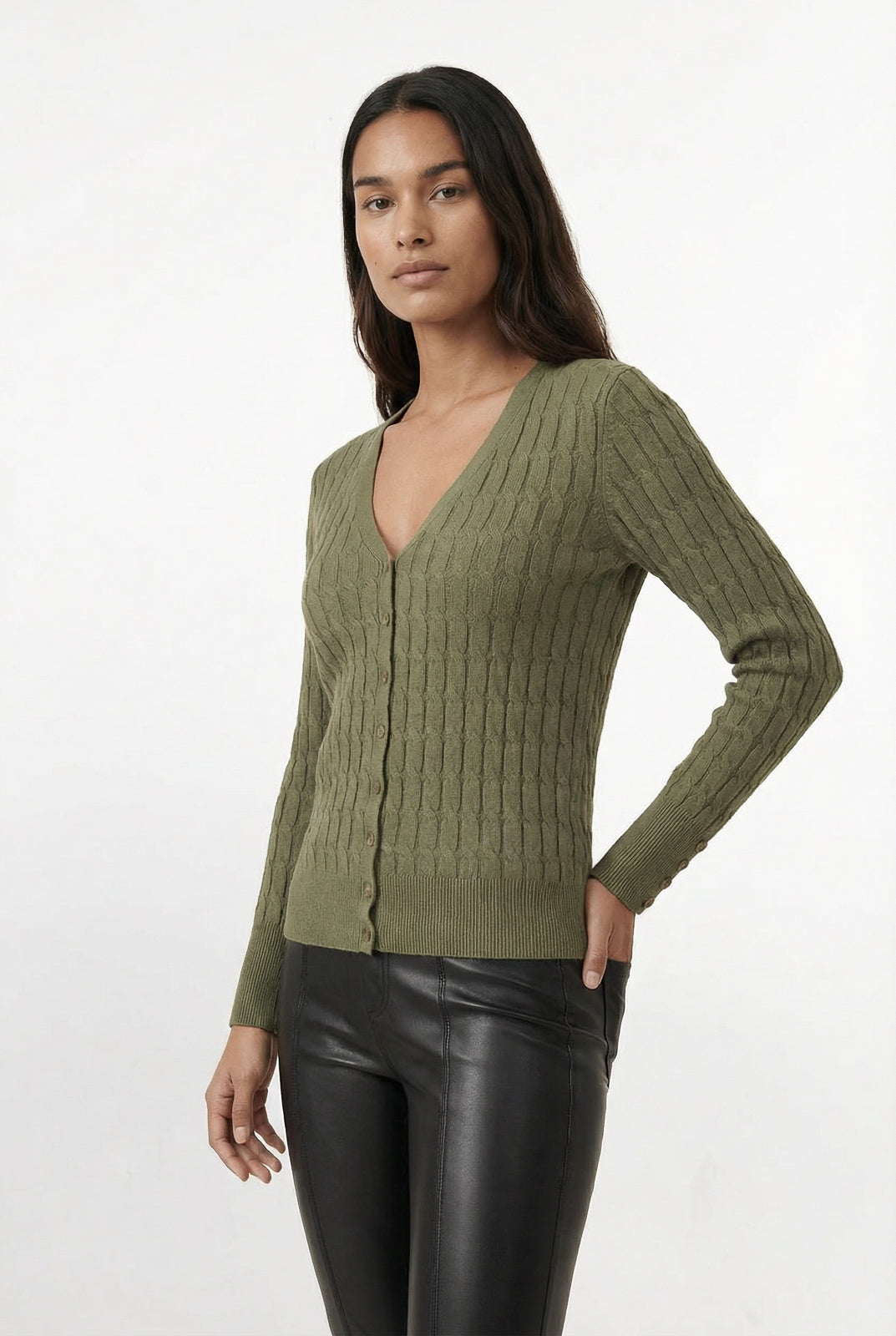 Casaco cardigan com botões 70870